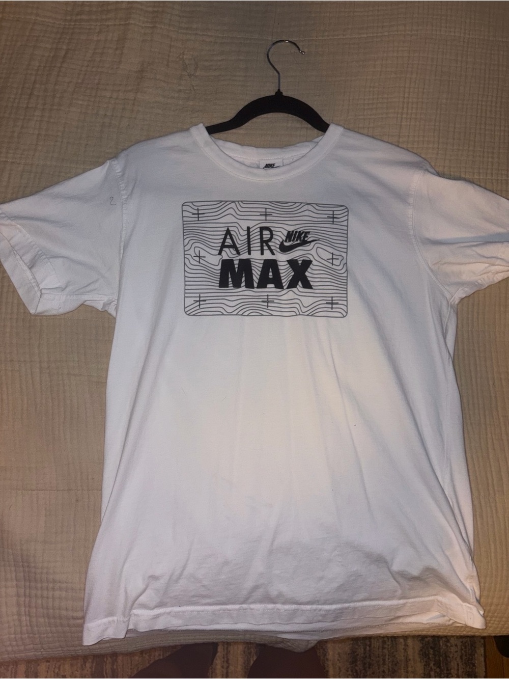 Nike White Short-Sleeve Air Max Graphic Tee
